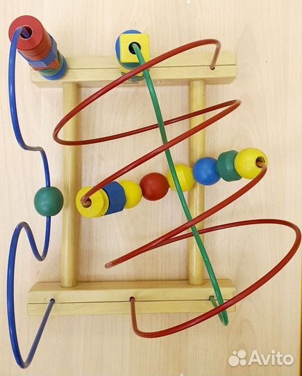 Лабиринт сортер IKEA. Деревянные игрушки