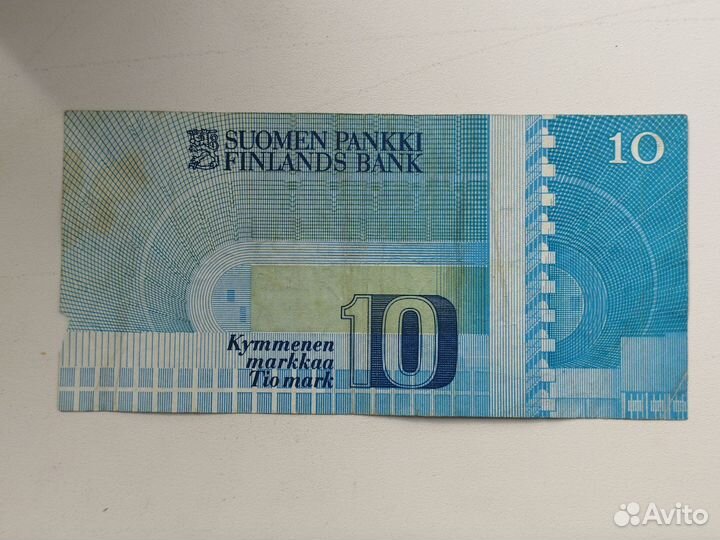 Финляндия 10 марок 1986