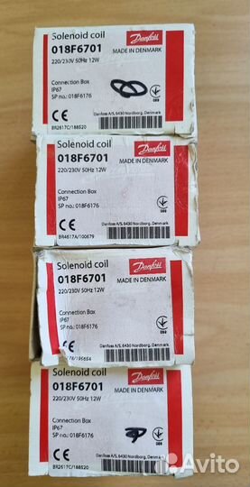 Danfoss электромагнитная катушка