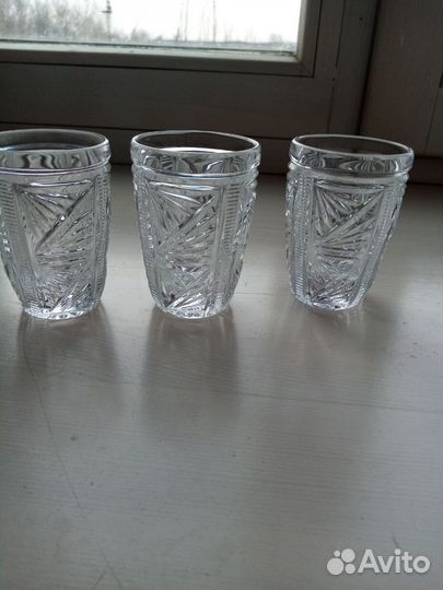 Стопки хрустальные СССР