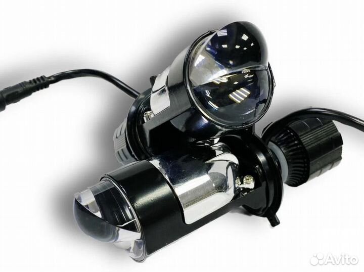 Светодиодные LED лампы H4 с линзой