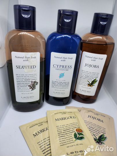 Lebel маска Egg Protein,шампунь cypress, seaweed