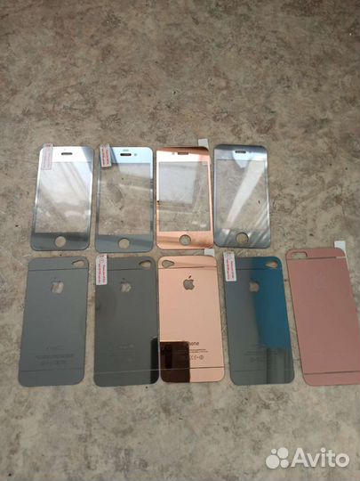 Чехол и защитное стекло на телефон айфон 4