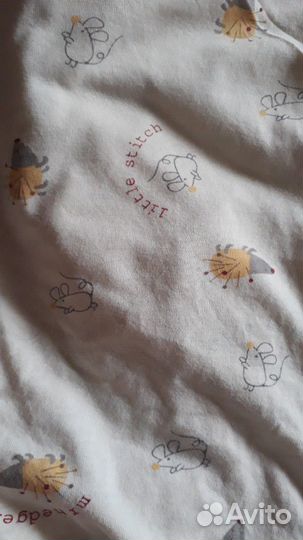 Простынь mothercare на резинке в детскую кроватку