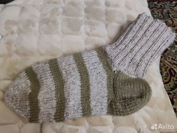 Носки вязаные, ручная работа