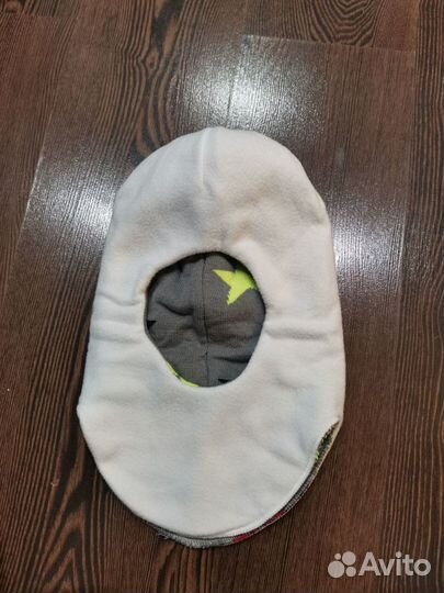 Шапка шлем зимняя детская