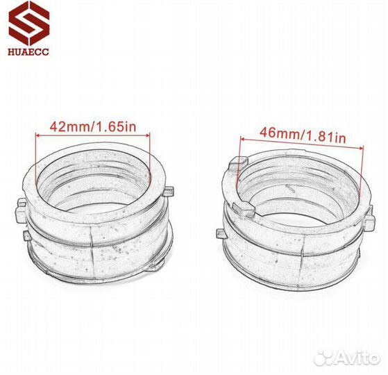 Новый комплект резинок на карбюратор honda