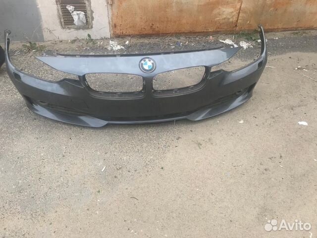 Передний и задний бампер BMW 3 2014г