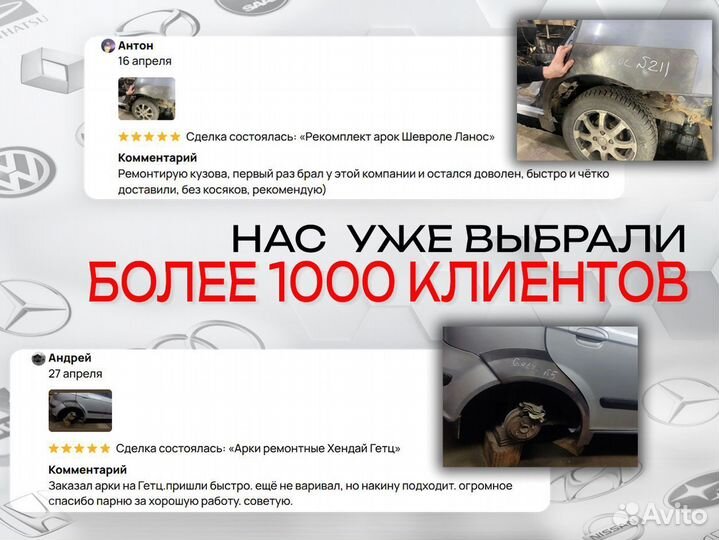 Ремонтные пороги на Geely MK