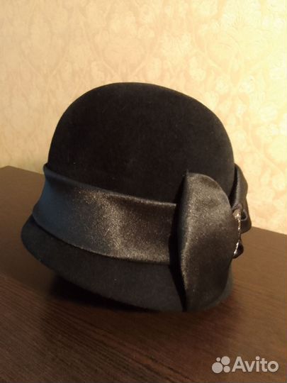 Шляпа женская натуральный велюр