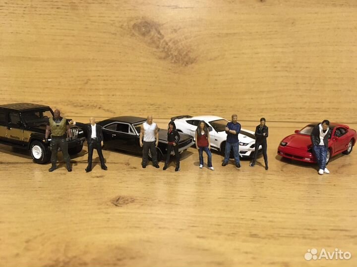 Фигурки в масштабе 1:64 из фильма Форсаж