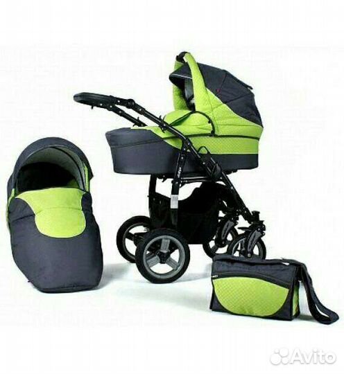 Детская коляска adbor zipp 2 в 1 green