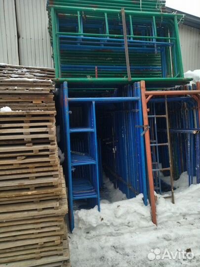 Леса строительные рамные / Б/У