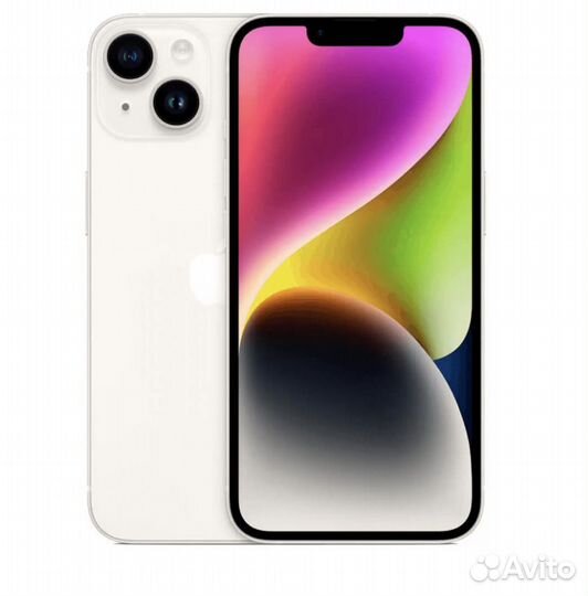 iPhone 14 128гб, 2 nano-sim, starlight