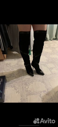Сапоги ботфорты 39 размер зима немного маломярят