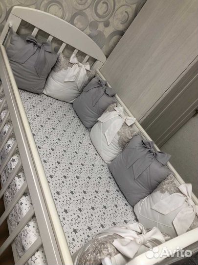 Бортики в детскую кроватку