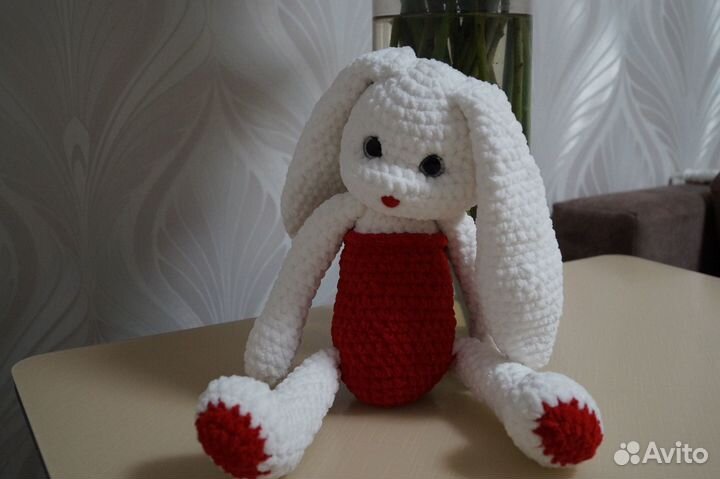 Вязаный зайка