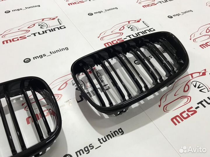 Решетка BMW 2 Series f22 13+ Черный глянец