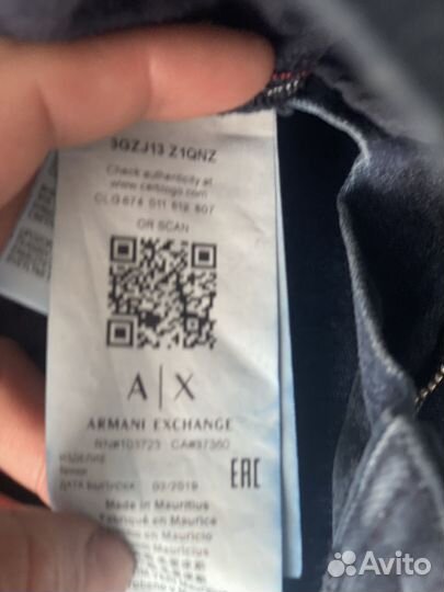 Armani exchange джинсы