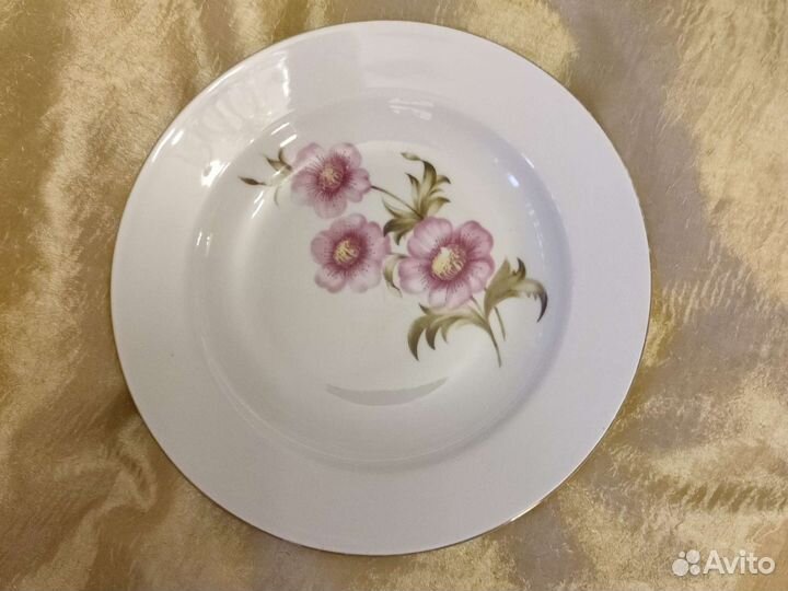 Тарелка фарфор гдр Kahla Германия