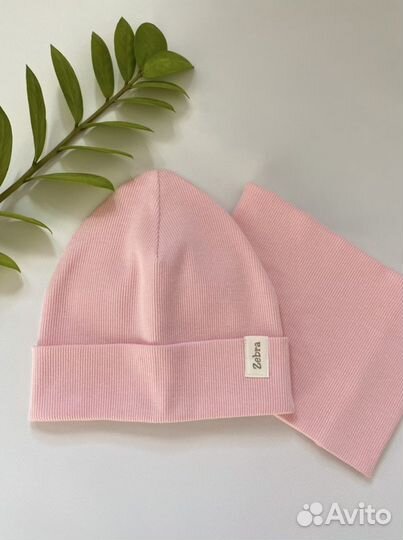 Детская шапка + снуд