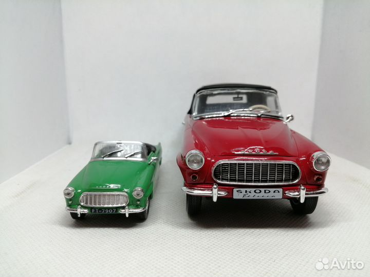 Модель Skoda Felicia Cabriolet 1959 в масштабе1:24
