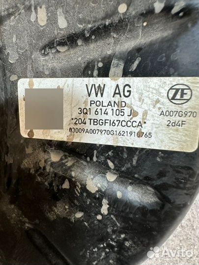 Вакуумный усилитель тормозов Audi Q3 F3 2.0 DHH