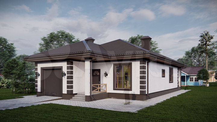 Дом 120,3 м² на участке 7 сот.