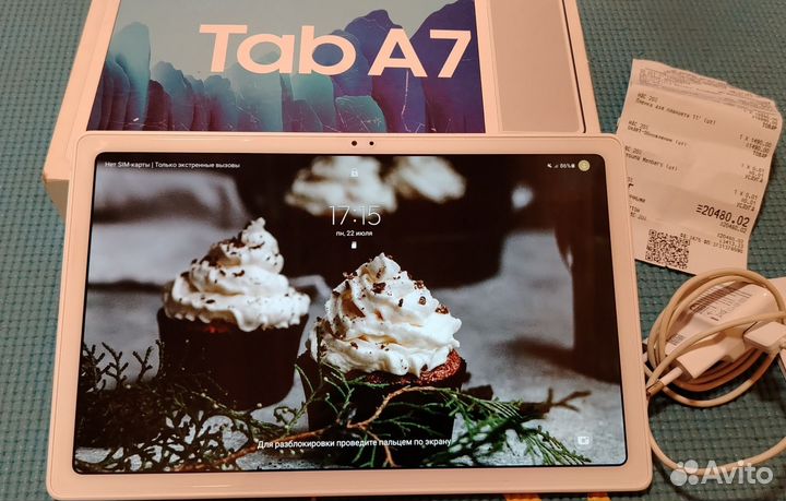 Очень хороший Планшет Samsung galaxy tab a7