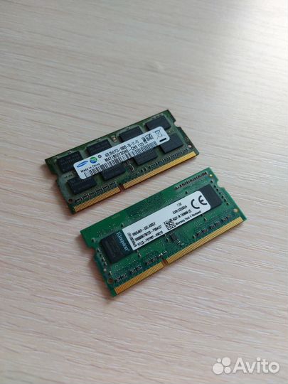 Оперативная память sodimm DDR3 1333Мгц 4гб