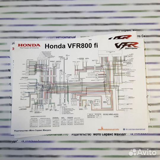 Сервис мануал на Honda Honda VFR800 FI на русском