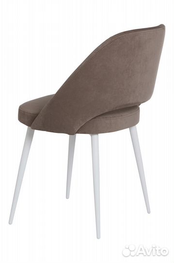 Стул эрика белый/тк. Десерт 05 латте