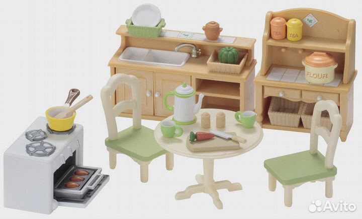 Sylvanian Families большая Кухня.Скрепыш моторика