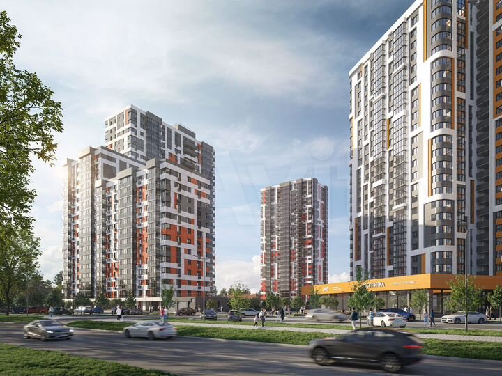 1-к. квартира, 51 м², 13/25 эт.