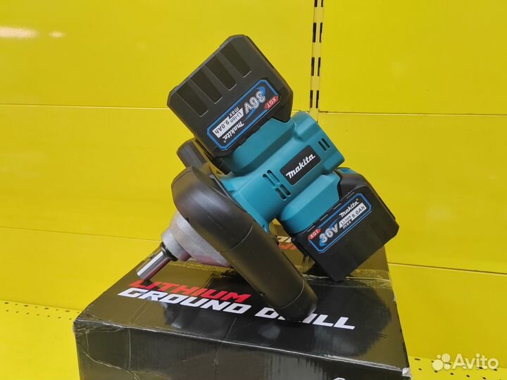 Электро Бур, ледобур 36v+36v с увеличенными АКБ