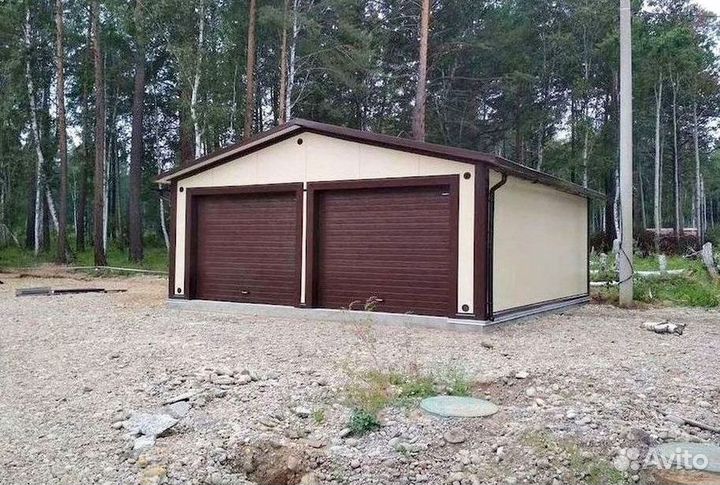 Гаражные ворота с установкой