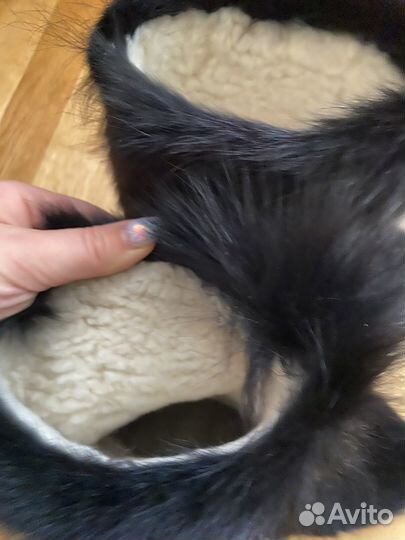 Сапоги из меха