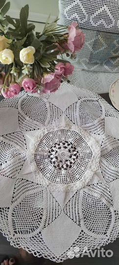 Скатерть вязаная