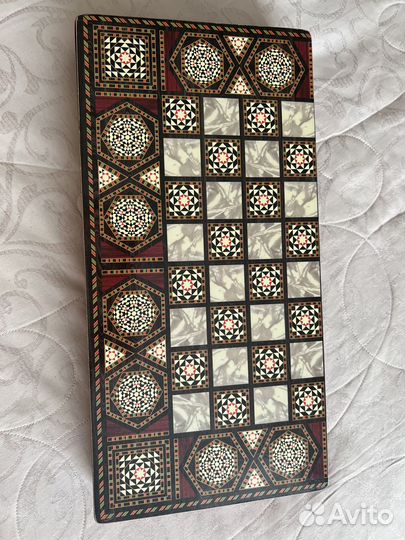 Шахматы, шашки, нарды 3 в 1. Подарочный набор