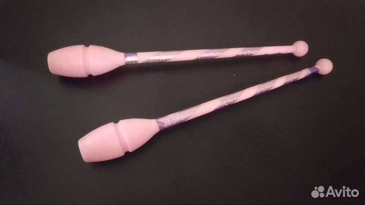 Булавы pastorelli 41 см розовые оригинал