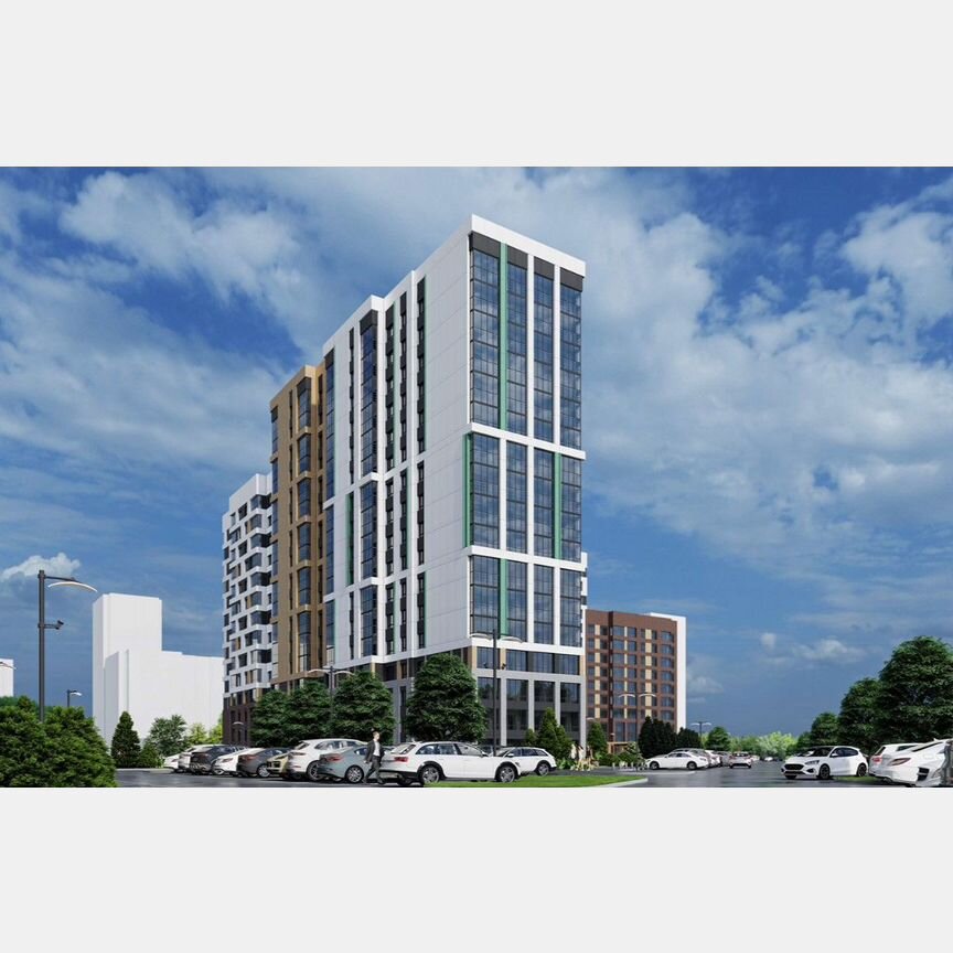 1-к. квартира, 40,9 м², 1/9 эт.