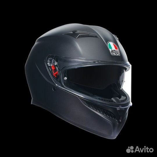 Шлем AGV K3 матовый черный XL