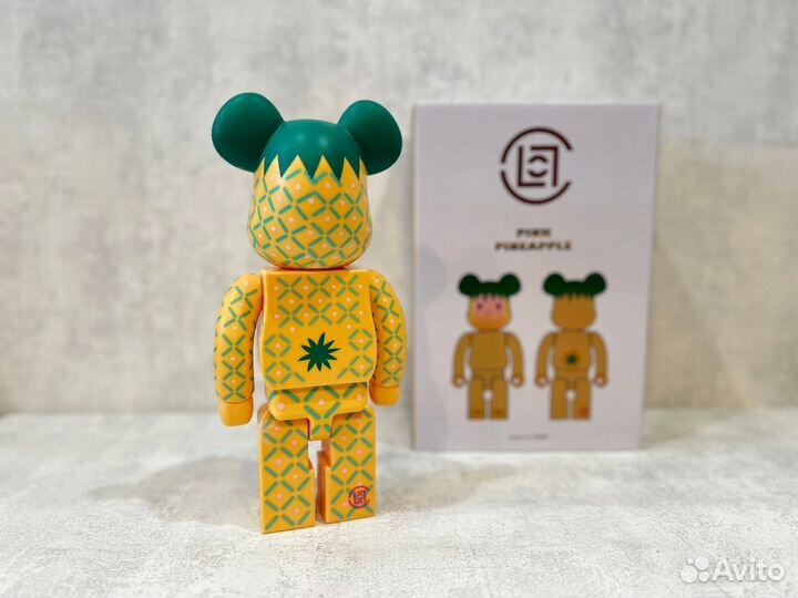 Bearbrick pineapple 28 сантиметров