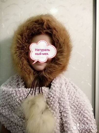 Шапка из натурального меха, новая