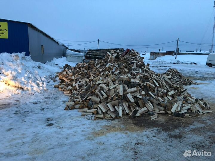 Дрова колотые в сетках