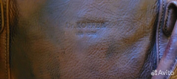 Dr. Koffer. Дорожная кожаная сумка