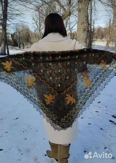 Пуховые платки и палантины