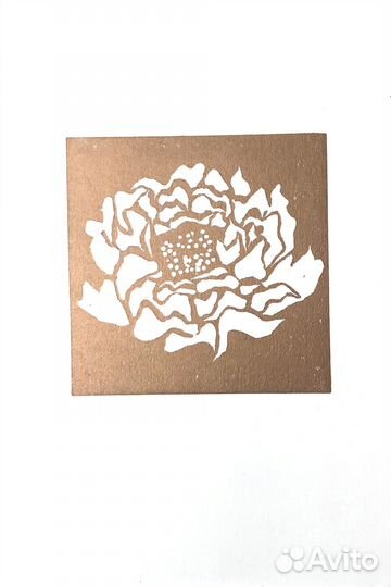 Кошелева Мария «Цветок» Линогравюра