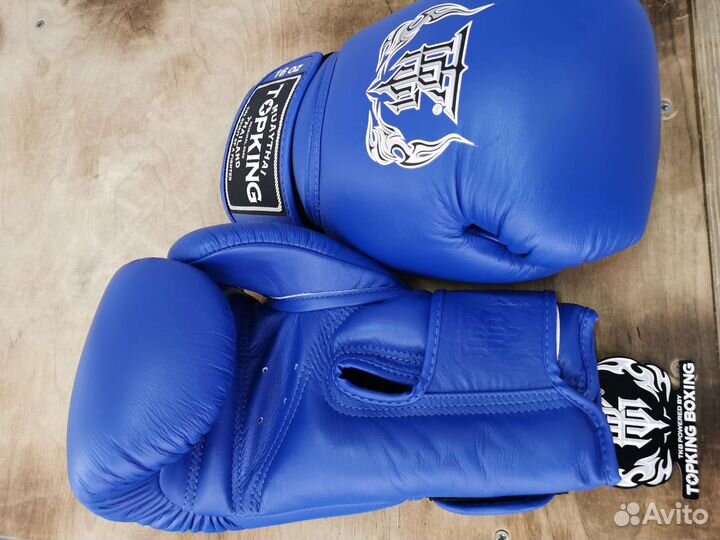 Боксерские перчатки 16 oz кожа