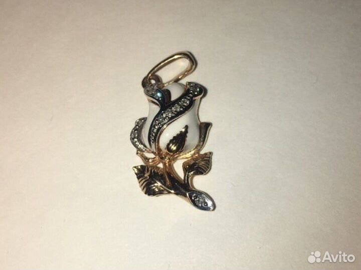 Подвеска Роза Sokolov золото